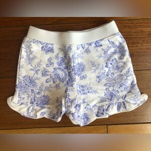 Janie & Jack Size 3T Floral Print Ruffle Hem Shorts